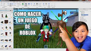 COMO CREAR UN JUEGO DE ROBLOX | EL BOSQUE DEL TERROR DE KARIM JUEGA | Juegos Karim Juega screenshot 2