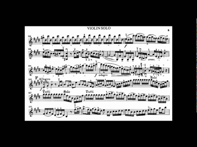 Bach, J.S. violin concerto in E major BWV 1042 