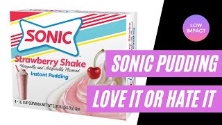 TASTE TEST Sonic Strawberry Shake Pudding