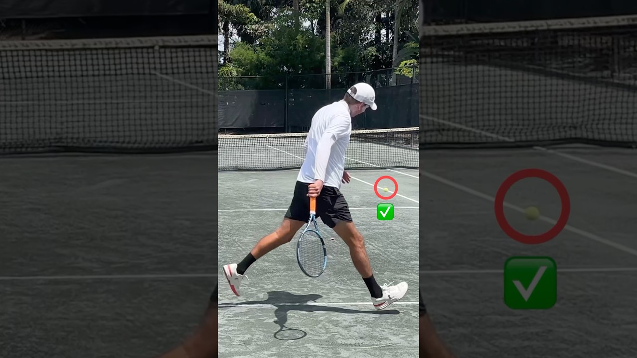 Forehand Topspin Cross Court Angle Shot
