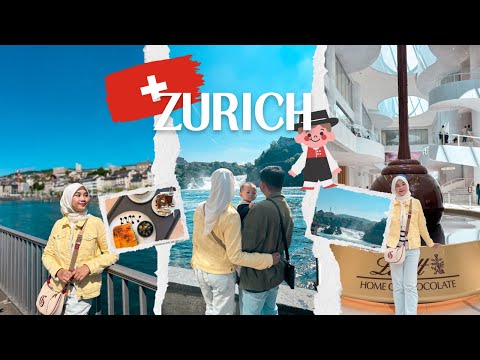 Switzerland last day: Air terjun terbesar Rhine Falls | Lindt Chocolate Factory | Zurich