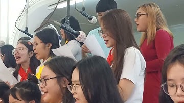 VÂNG LỜI THẦY CON THẢ LƯỚI (ThiênÂn)Ca đoàn Thiếu nhi GX.Vườn Xoài Hạt Tân Định  Lễ Chia tay Cha Sở