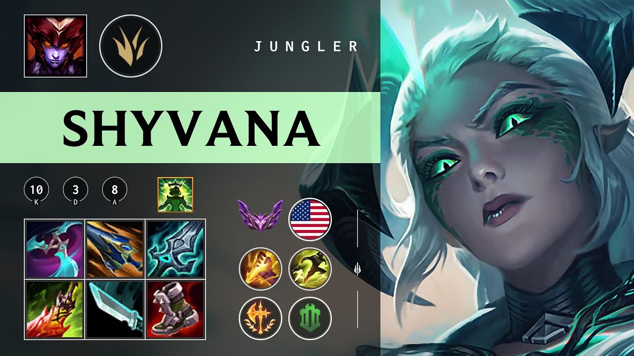 Shyvana Jungle vs Kindred - NA Master Patch 26.03