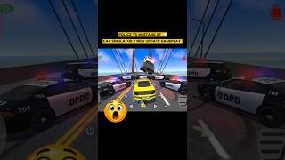 Police Vs Mustang GT 💨 | car simulator 2 new update gameplay | #carsimulator2 #shorts