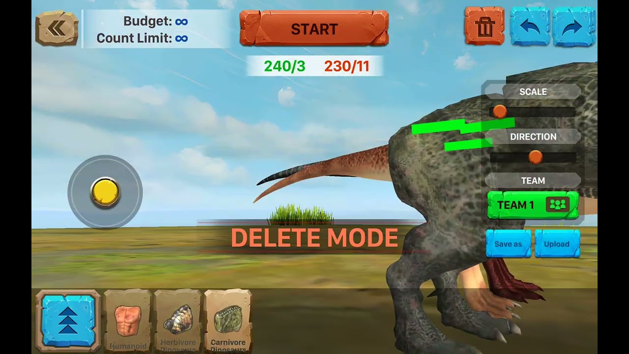 Dinosaur With The Server In ARBS