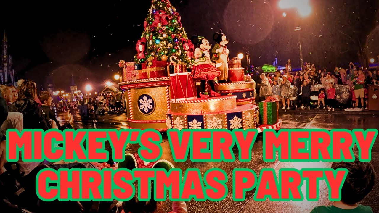 Mickey's Very Merry Christmas Party at DISNEY WORLD!!!