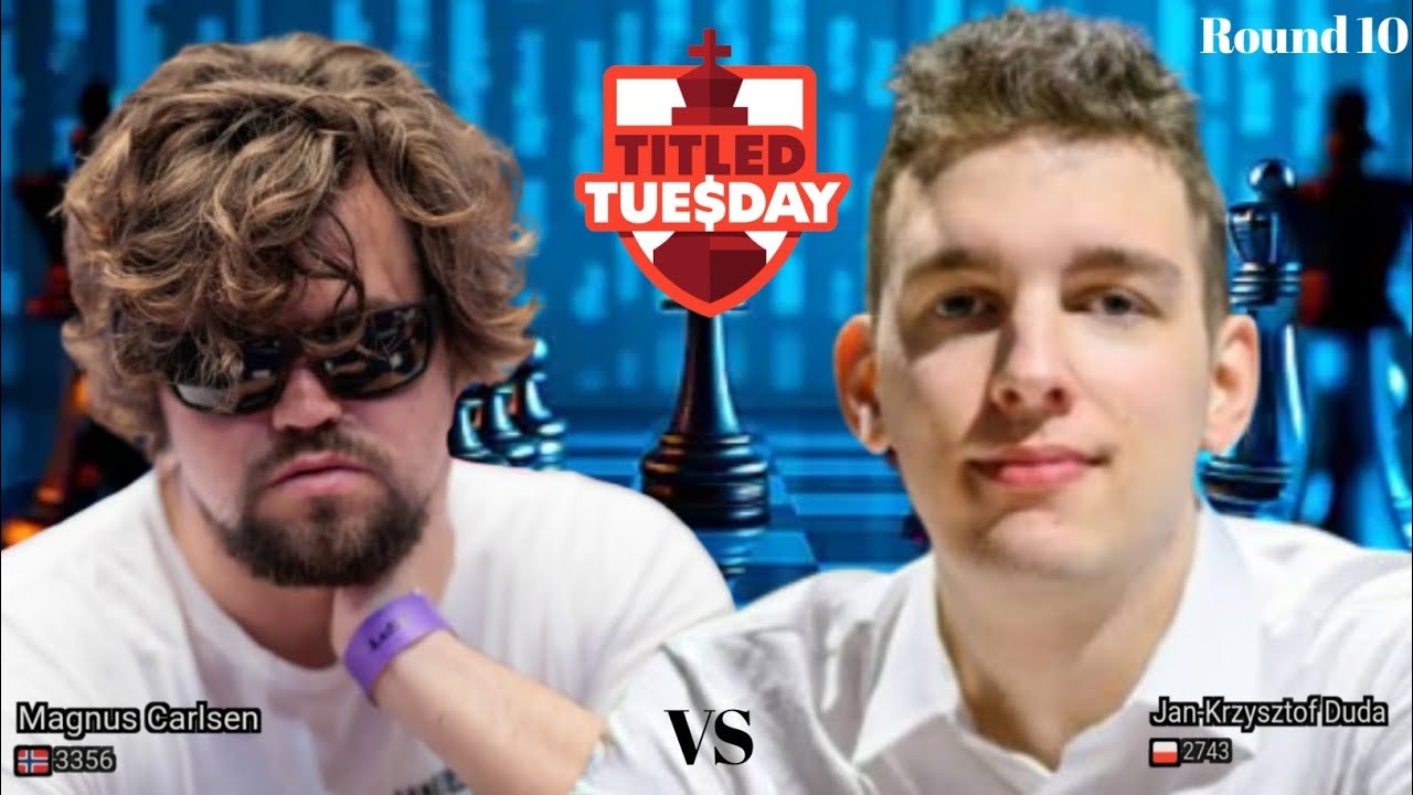 Brilliant match!! Jan Krzysztof Duda vs Magnus Carlsen in Titled Tuesday 2026 || chesscom 