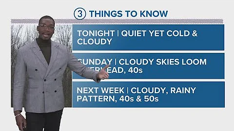 Cleveland weather: Another cold front to kick start the work week