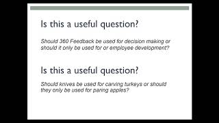 2017 0913 Dr Martha Lappin Proposed Use of Multisource Ratings MSRs for Promotion Decisions at