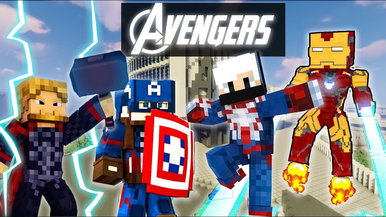 The Life of The AVENGER In Minecraft!