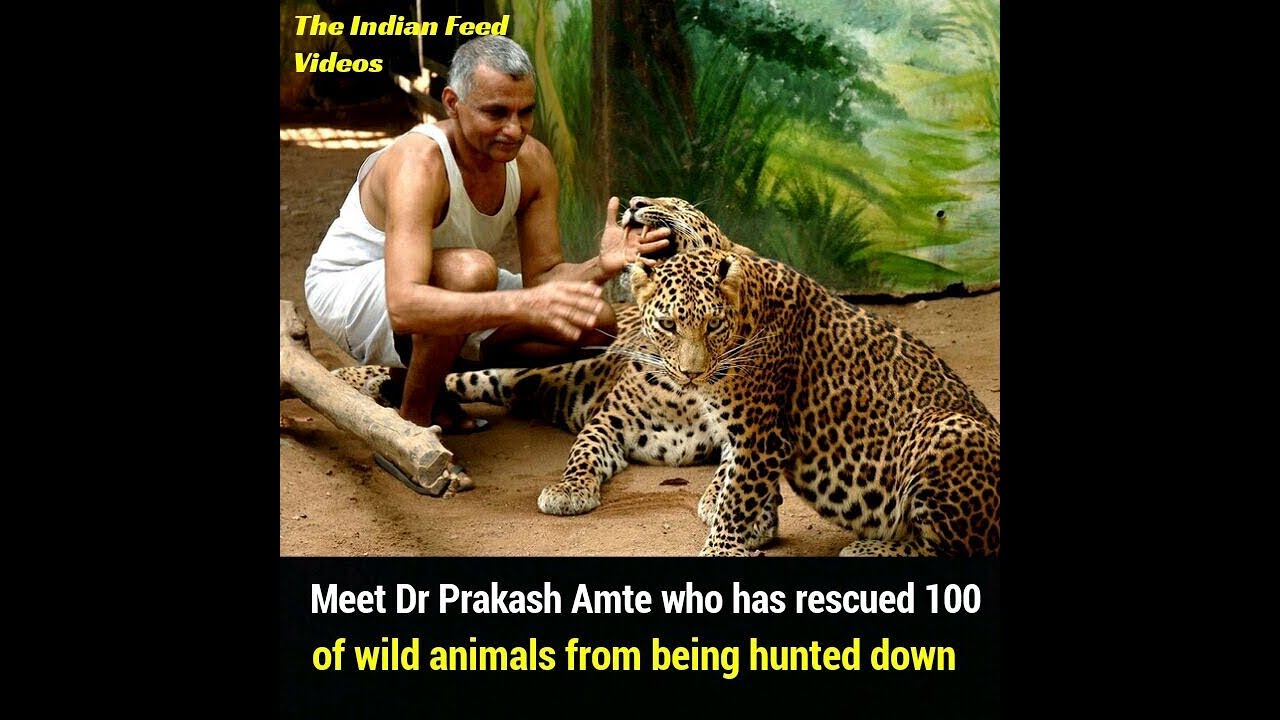monitor lizards dangerous Padma Shri Prakash Amte : The man who provides shelter to wild animals