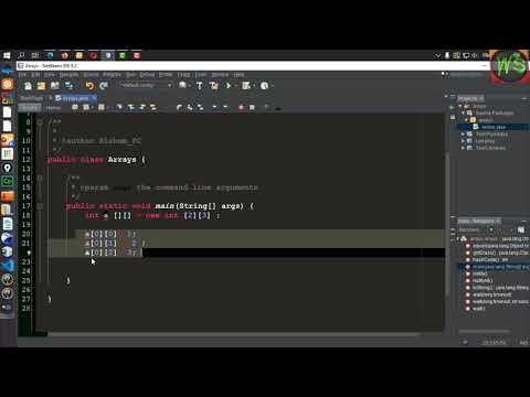 الدرس 33 من كورس الجافا For each loop using 2D array In Java Lesson 33 ...