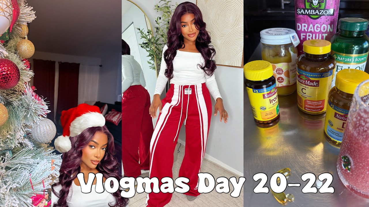 VLOGMAS Days 20-22 | It's too busy! | A bunch of errands | Cook w me | Clean with me + more