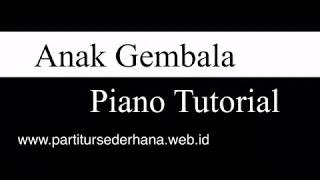 Lagu anak/Anak Gembala/Piano Tutorial