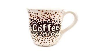 mug coffee pottery paint ombre dots cup painted dot pots polka easy wisconsin dells mu