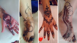 اجمل الصور لنقش حناء سهل وراقي - The most beautiful pictures of henna engraving is easy and classy