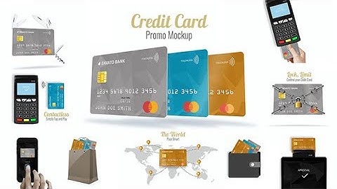 Credit Card Promo Mock-up | After Effects Template | Product Promo