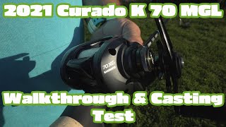 NEW - SHIMANO CURADO 70 MGL CASTING TEST