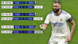 Real Madrid Greatest  Comebacks In 2022