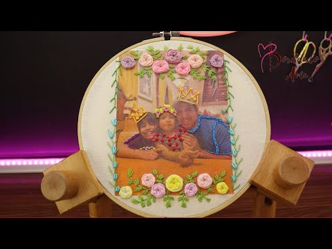 ¡¡Fotografía bordada!! FOTOBORDADO SOBRE TELA (PAPEL TRANSFER)