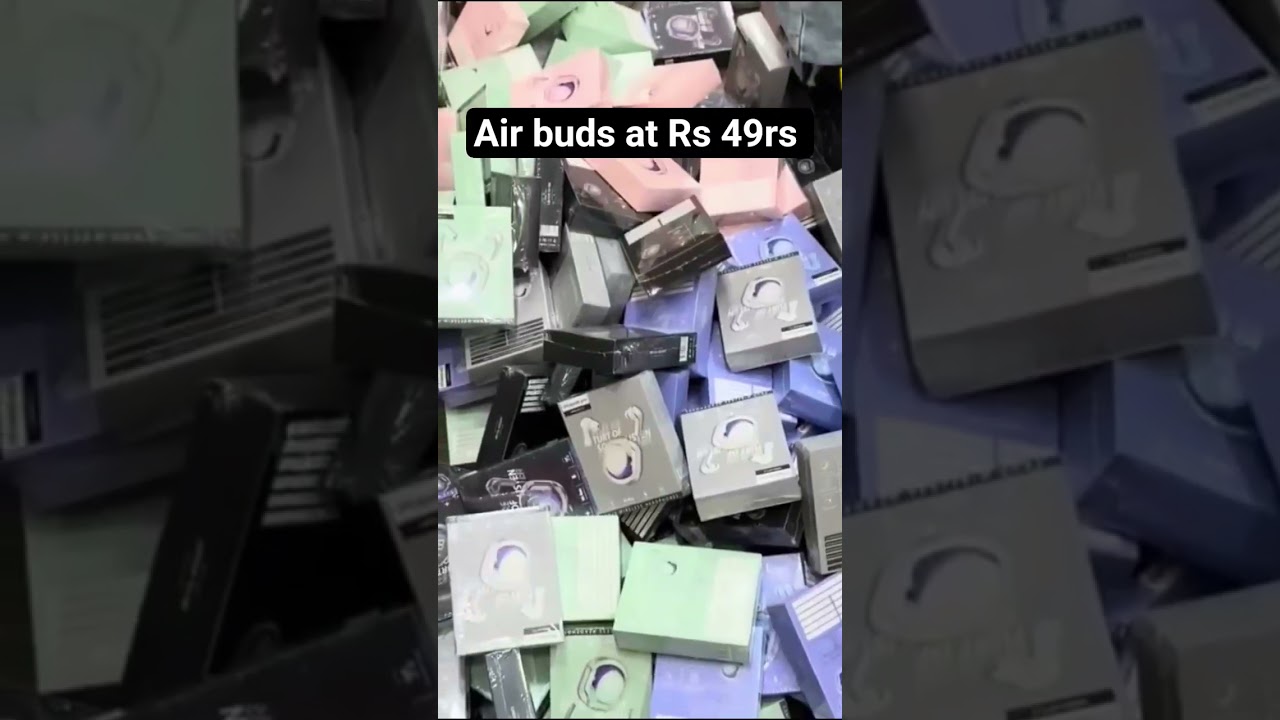 🎧 Cheapest AirPods in Delhi Gaffar Market Only ₹49 | Unbelievable Deals & Hidden Tech Market! 🔥 