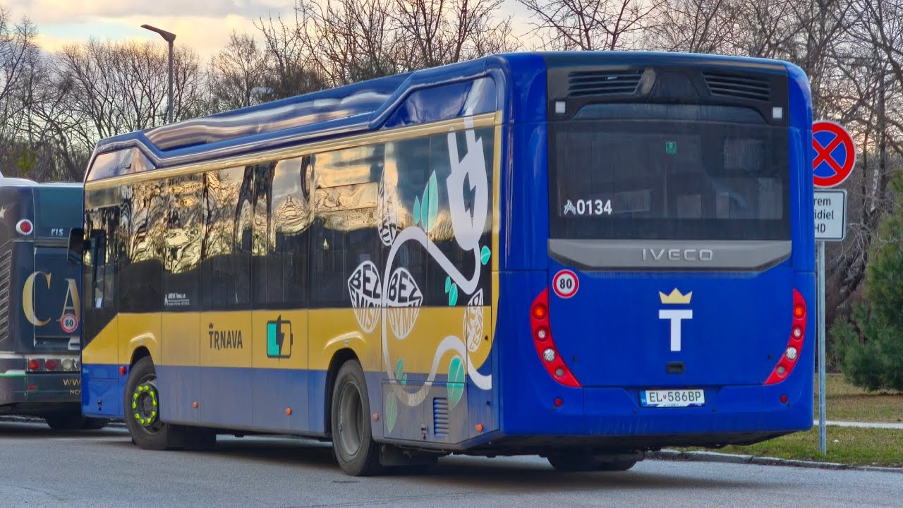 Iveco Streetway 12M ELEC • EL-586BP, #0134 • Arriva Trnava | MHD Trnava