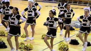 Hyde Park Middle School Half Time Cheer Show Jan 2014