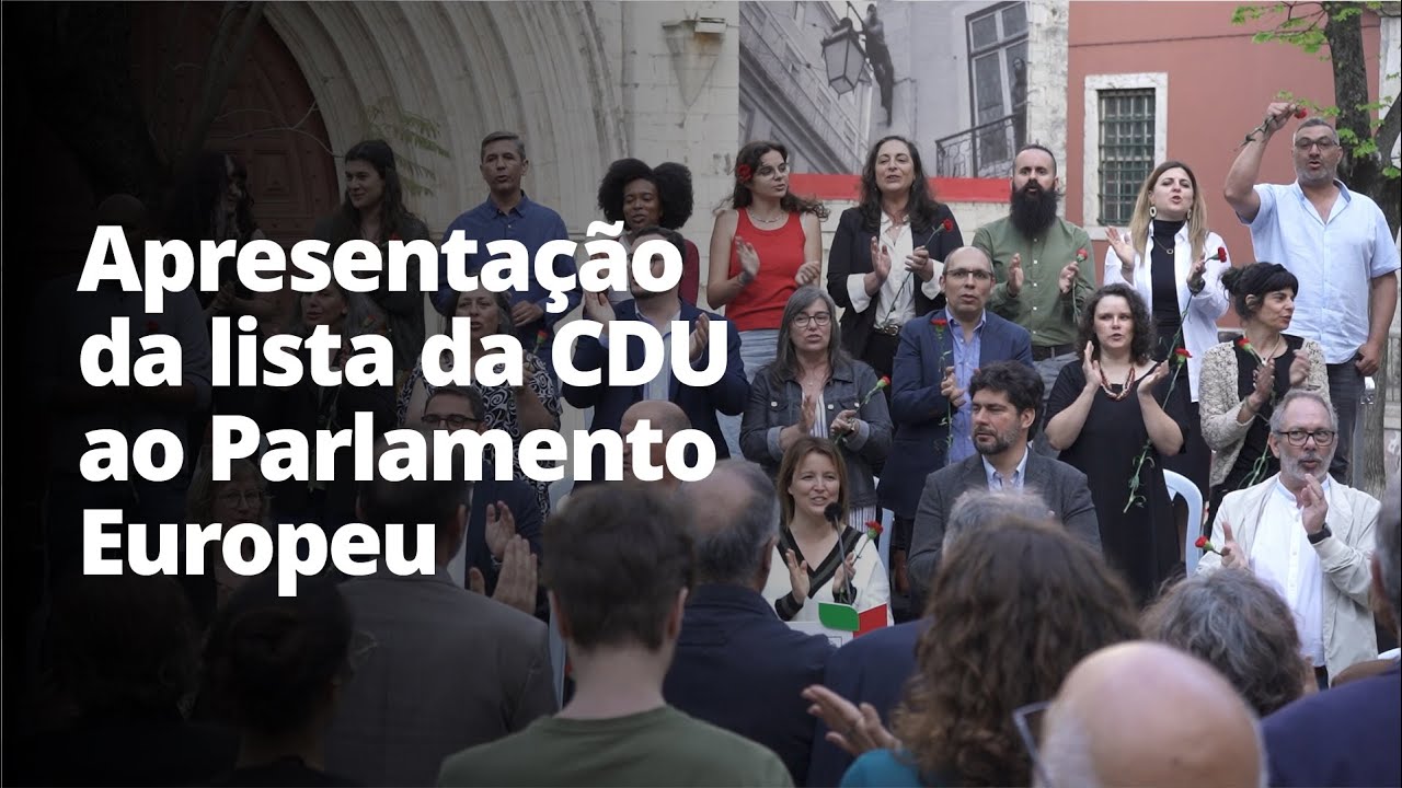 João Geraldes: Apresentação da lista da CDU ao Parlamento Europeu