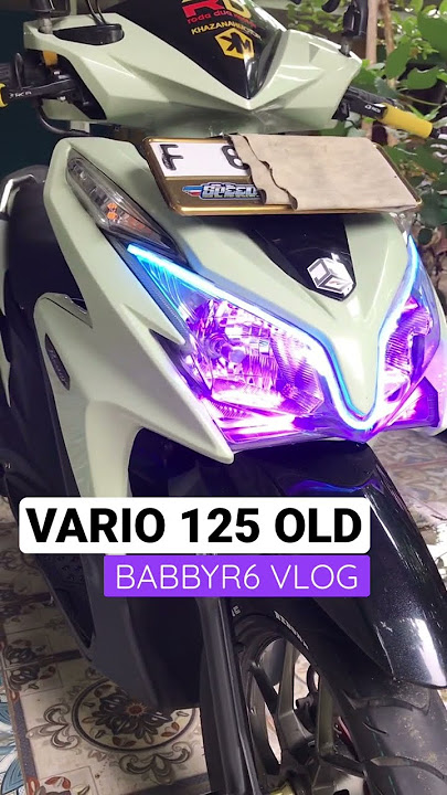 Ganti baju! - Penampilan terbaru Modifikasi Honda Vario 125 OLD makin kece makin ganteng parah!
