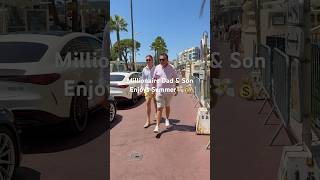 Millionaire Dad And Son Enjoy The Summer