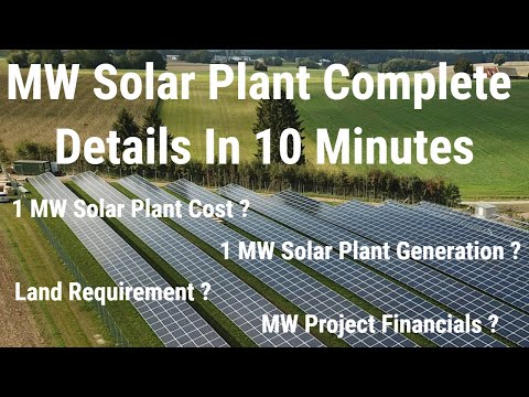 Video: Berapa ekar panel solar dalam satu megawatt?