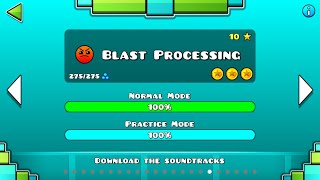 Level 17 - Blast Processing (All Coins) Geometry Dash