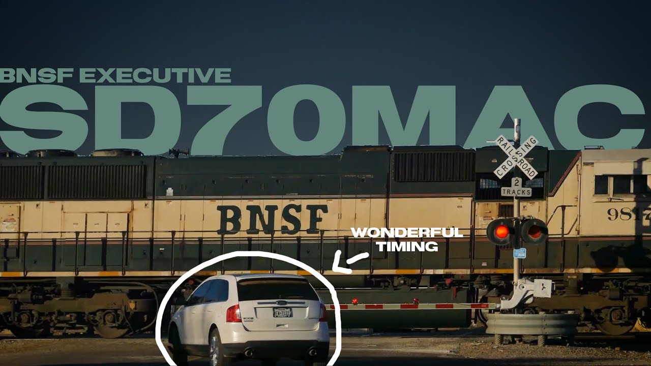 Chasing BNSF 9817 (Executive SD70MAC!) on the BNSF Red River Valley Sub