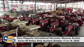 Stew Paquette s International Harvester Museum Auction Bidding Now Open
