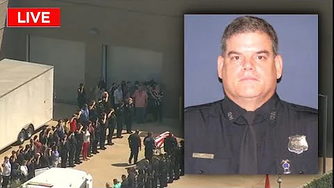 Procession for fallen HPD officer William 'Bill' J...
