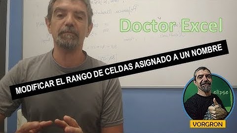 Cómo editar un nombre de rango en Excel