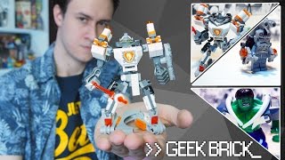 [Geek-Brick Самоделки] Броня для LEGO Халка, Nexo Knights улучшение Ланса, Обвес для фигурки