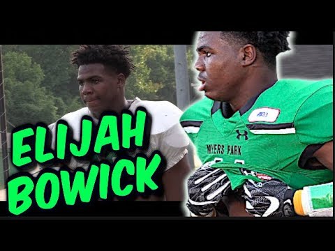 🔥🔥 6'2 200 WR | Elijah Bowick '19 | Myers Park (Charlotte, NC) Junior Year Spotlight