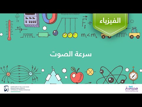 سرعة الصوت الفيزياء الاهتزازات والموجات الميكانيكية