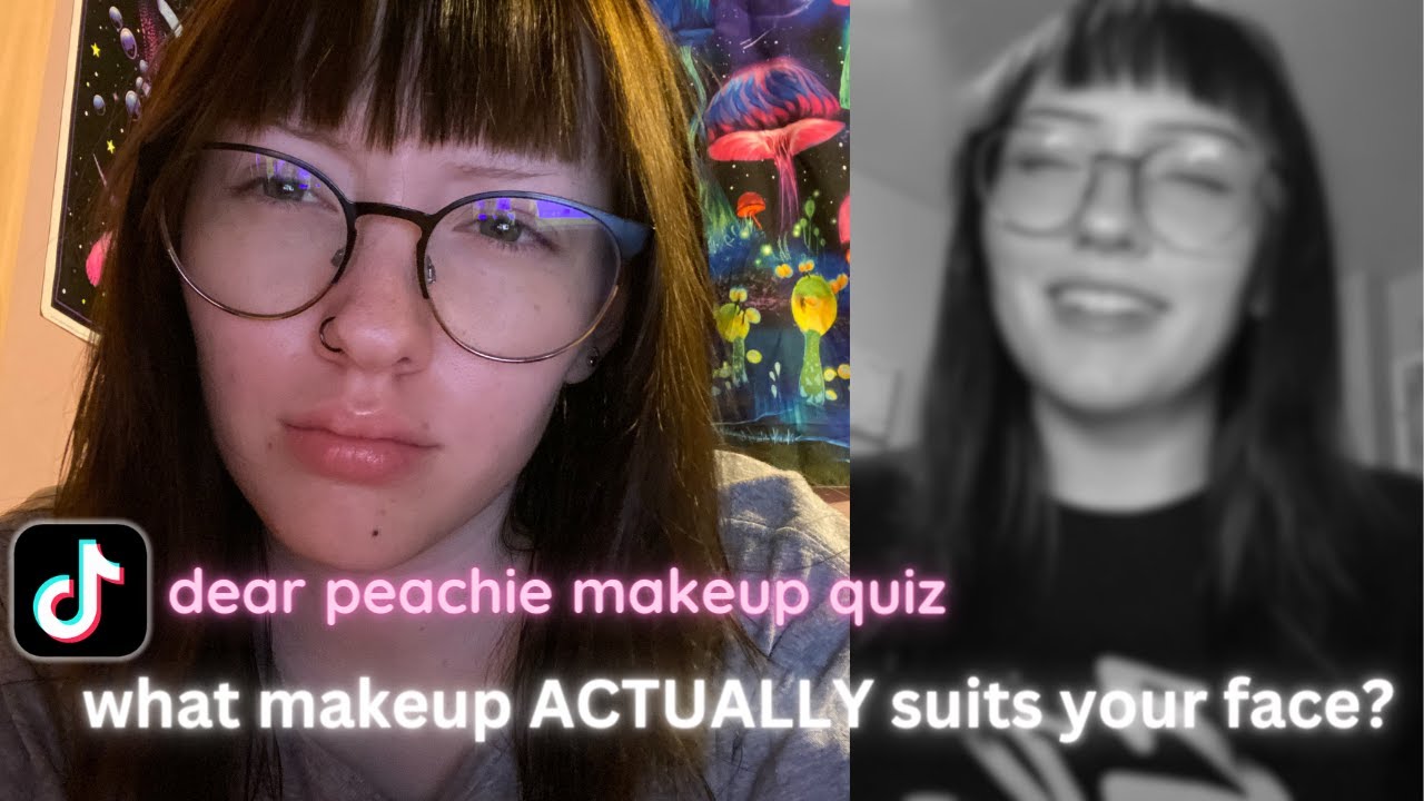 this quiz says what makeup best suits your face? (dear peachie makeup