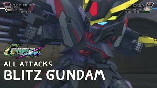 BLITZ GUNDAM「ブリッツガンダム」- SD Gundam G Generation Cross Rays [All Atacks]