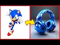 Sonic the hedgehog all characters as headphones 2024