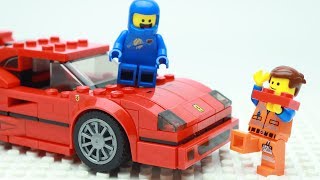 Lego emmet brick building ferrari f40 ...