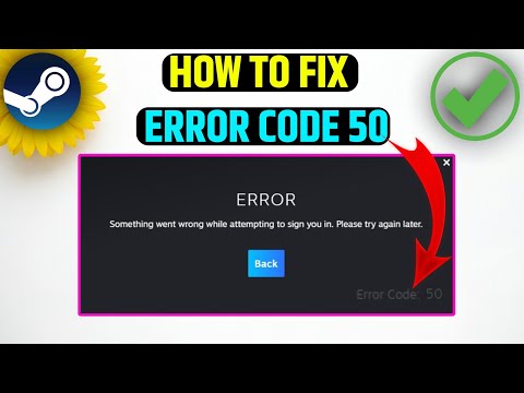 FIX STEAM ERROR CODE 50 (2026) | Something Went Wrong While Attempting to Sign You in Error Code 50