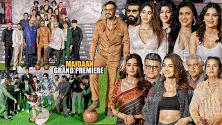 UNCUT - Maidaan Movie Star-studded Premiere | AjayDevgn, Priyamani, Janhvi, Arjun, Mannara, Pooja