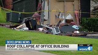 Portion of Nashville building found damaged after crews called in for gas leak