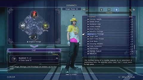 [Tutorial] Final Fantasy XV - Elemancy & Catalysts for Beginners