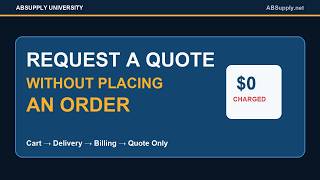 How to Request a Quote from ABSupply