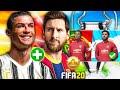 WHAT IF MESSI and RONALDO were on the SAME TEAM their ENTIRE CAREER?!? FIFA 20 Career Mode