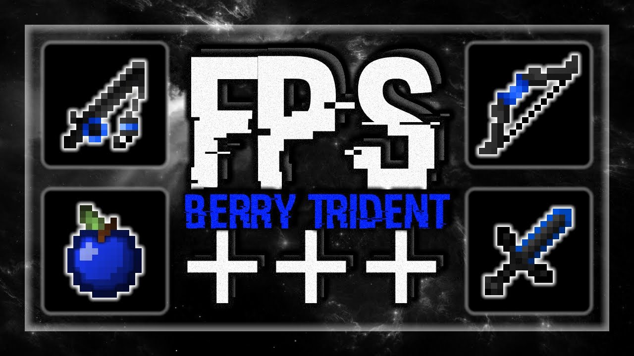 Minecraft Pvp Texture Pack Berry Trident Pack Default Edit Uhc Fps Youtube